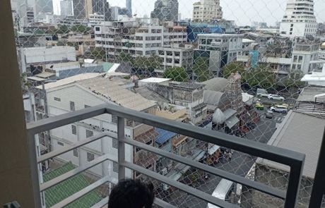 ตาข่ายกันนก55 | คอนโด เดอะ เทรเชอร์ สีลม